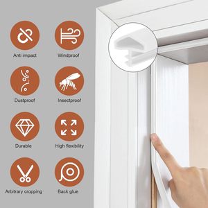 에너지 절약 TPE 도어 창 씰 내구성 유연한 방수 및 곤충 방지 주택 개량 웨더 스트리핑 - Product Image 4