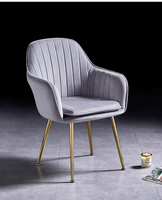 Fauteuil compressé en velours rose pour salle d'exposition, canapé individuel, vente en gros, usine chinoise, chaises de salon