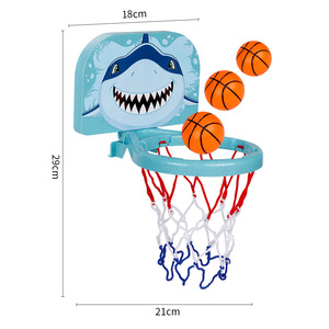 Venta caliente bebé baño juguete baño juguetes <span class=keywords><strong>bañera</strong></span> ventosa tiro <span class=keywords><strong>aro</strong></span> de baloncesto con 3 bolas - Product Image 1