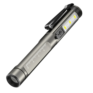 Lampe d'examen médical portable de type stylo avec règle intégrée, lampe de travail COB, lampe torche <span class=keywords><strong>LED</strong></span> EDC d'urgence pour camping en extérieur, lumière UV - Product Image 5