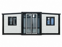 Maison conteneur extensible en acier : chargement efficace des conteneurs pour l'hébergement du personnel