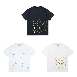 Camiseta lavada barata suelta con estampado Retro de moda de verano para hombre de alta calidad, camiseta de manga corta antigua de algodón al por mayor - Product Image 1