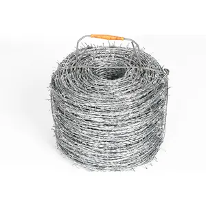 Low Price Wholesale Anticorrosive Easy Installation Twisted Barbed Wire For Expressway