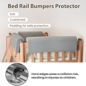 Al por mayor, Protector de barandilla de cama para niños pequeños, acolchado suave, anticolisión, tipo almohada - Product Image 4
