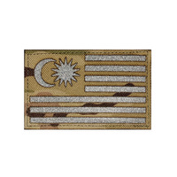 Patch réfléchissant à faible visibilité personnalisé, écologique, en tissu nylon découpé double face avec velcro et caractéristiques en toile PVC pour vêtements