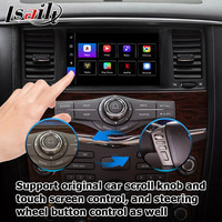صندوق واجهة أندرويد لنيسان باترول, Lsailt CP AA / android صندوق واجهة لنيسان باترول Y62 2018 مع YTB GPS للملاحة واجهة فيديو لاسلكية للسيارات