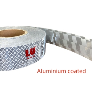 Giá thấp nhất bạc trắng aluminized xe tải conspicuity băng phản chiếu đánh dấu cho xe an toàn - Product Image 4