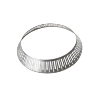 Abat-jour en aluminium personnalisé, pièces tournées en tôle d'aluminium OEM, réflecteur de lumière LED pour bâtiment industriel intérieur en métal
