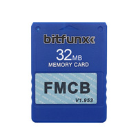 Carte de programme colorée 32 Mo pour FMCB Free MCboot V1.953 pour carte mémoire PS2