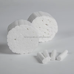 Rouleaux de coton dentaire de taille personnalisée, paquet en vrac de 1000 pièces, haute absorption, doux, marque JIANAN, modèle JAM11, pour les soins bucco-dentaires en clinique - Product Image 1