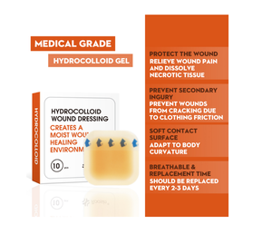 Medicazioni Idrocolloidali Autoadesive con Bordo Morbido - Product Image 1