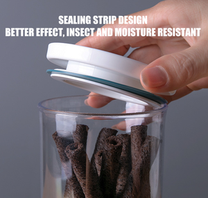 Choice Fun estilo japonés cuadrado cubierto <span class=keywords><strong>de</strong></span> plástico apilable tanque <span class=keywords><strong>de</strong></span> almacenamiento <span class=keywords><strong>de</strong></span> granos cocina caja <span class=keywords><strong>de</strong></span> almacenamiento <span class=keywords><strong>de</strong></span> conservación <span class=keywords><strong>de</strong></span> alimentos con sello - Product Image 5