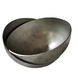 Stainless steel hemispherical dished head water tank dish head end caps pipe fitting tori spherical head/elliptical head/dished