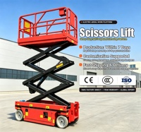 6m 8m 10m 14m 18m Mobile Hydraulische Scherenhebebühne Kleine Mobile Arbeitsbühne Scherenlift/Elektrisches Gerüst