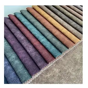 Kostenlose Probe 100% Polyester Multi-Colors Design individuell bedruckte Polsters amt stoff für Sofa