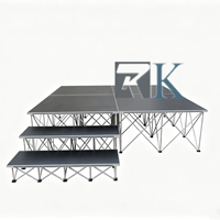 Plateforme de scène en aluminium pour mariage, plancher en contreplaqué pour toile de fond de mariage, photo de couple