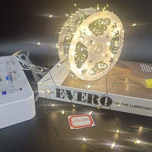 Guirlande lumineuse de Noël USB <span class=keywords><strong>600</strong></span> LED 20 mètres blanc chaud, fil vert étanche, décorative, effet pétard, avec télécommande et 8 modes - Product Image 2