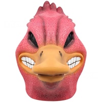 Angry Duck Cartoon Animal Halloween Cosplay Latex Mask Funny Party Headset