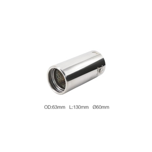 Terminal Redondo de Acero Inoxidable de 60 mm para Kits de Carrocería de Automóviles - Product Image 2