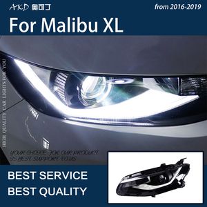 Luci per auto per Malibu <span class=keywords><strong>XL</strong></span> 2016-2019 fari a LED DRL indicatore di direzione dinamico lente bifocale Xenon abbaglianti anabbaglianti accessori - Product Image 5