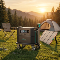 Générateur solaire Sorein 3000W 3Kw à prix d'usine, double prise AC, chargeur mobile, station d'alimentation portable