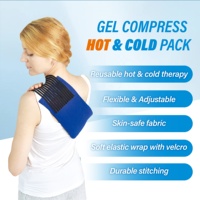 CSI Compresse Chaude/Froide Personnalisée en Nylon Taffetas Réutilisable pour Soulagement Rapide et Durable des Douleurs Musculaires et Articulaires