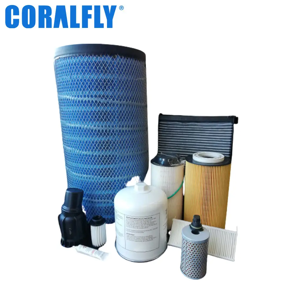 Coralflyヘビーデューティーエアフィルター21449931679397 1931685 1854407 for Daf Filter