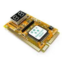 Computer Motherboard PCI-E Notebook Test Card PCIE 2 Bit Diagnostic Card Fault Detection Card