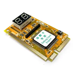 מחשב לוח האם PCI-E מחברת מבחן כרטיס PCIE 2 קצת אבחון כרטיס איתור תקלות כרטיס