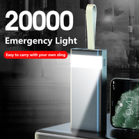 Powerbank 20000 Mah untuk Redmi Oppo 20000, Power Bank Mi 20000 Mah, Bank Daya Ponsel