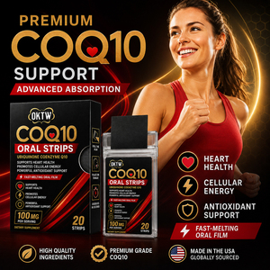 Bandes orales de CoQ10 en gros avec vitamine E, formule de supplément antioxydant sans eau nécessaire - Product Image 5