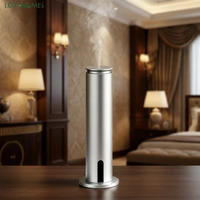 Diffuseur d'arômes silencieux 100 ml en métal pour bureau, machine à parfum intelligente avec minuterie, à brancher, 1 an, usage domestique et commercial