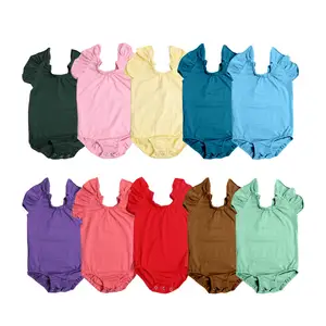 2024 hot sale children clothes baby rompers many color wholesale newborn plus size Summer romper cotton fabric