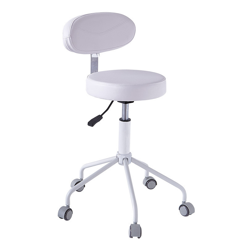 Flat-soled model with back [white]