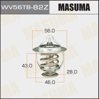 Termostato de Refrigerante para Motor de Coche MASUMA WV56TB-82Z, Precio de Fábrica para Toyota 1az Noah 2004 Yaris Corolla