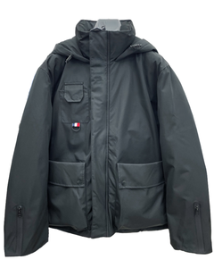 Veste à capuche multi-poches noire pour homme - Vente chaude - Manteau tactique d'hiver chaud pour l'extérieur, vêtement d'extérieur décontracté coupe-vent - Product Image 1