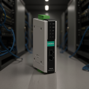 Convertidor de Medios de Fibra Óptica Moxa MGate MB3170 S SC, Dispositivo de Red Industrial con Puerto RJ45, Alimentación de CC 5V - Product Image 3