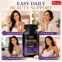 Nouvel Arrivage : Capsules de Vitamines Shecome pour la Croissance des Cheveux et de la Peau – Biotine, Collagène, Kératine, Acide Hyaluronique