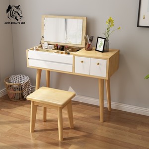Commode à miroir personnalisable, fabriquée en Chine, la moins chère, en stock, prête à être expédiée, nouvelle mode, meubles de chambre à coucher, commode à tiroirs en bois. - Product Image 4