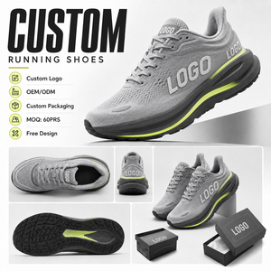 Chaussures de course en maille respirante à lacets OEM ODM, personnalisables avec logo, légères, pour la marche, vente en gros - Product Image 6