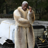 Veste en fourrure de renard pleine longueur sur mesure de luxe Janefur, épaisse, chaude pour l'hiver, manteau long en fourrure pour homme
