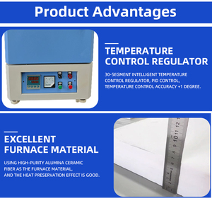 China Vacuum 1100c <strong>Muffle</strong> <strong>Furnace</strong> with Programmable Controller Chemical Laboratory <strong>Muffle</strong> <strong>Furnace</strong> 1500c <strong>High</strong> <strong>Temperature</strong> <strong>Furnace</strong> - Product Image 6