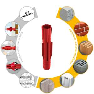 TOX Enchufe de pared multiusos Tri 6x51mm en caja redonda - Product Image 3