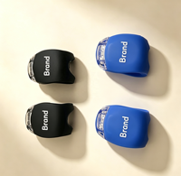 Vente en gros de mini-lampes LED pour vélo en silicone avec logo personnalisé, éclairage avant et arrière pour la sécurité du vélo, pour cadeaux promotionnels