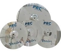 VANSIRCYMBAL Professional Entry Level High Grade Alloy Electronic Practice Cymbals Set Lemon Cymbal 35cm 1.2kg (Picture Color)