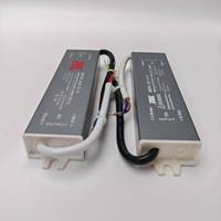 Alimentation LED étanche IP67 75W AC100-265V 12V 6.25A à sortie unique en aluminium pour bande LED, usage industriel, CE RoHS BIS