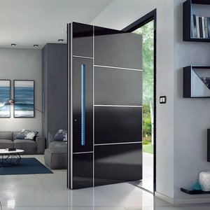 Custom porta principale Pivot esterno in acciaio inox Nigeria porte d'<span class=keywords><strong>ingresso</strong></span> ad alta sicurezza per la casa - Product Image 3