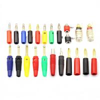Vente directe usine XCR – Fiche banane en cuivre nickelé 4 mm, type pistolet superposable, sans soudure, écologique
