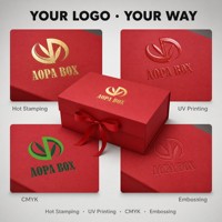 Boîte cadeau rigide pliable à fermeture magnétique avec logo personnalisé et ruban, emballage plat, fabrication directe, capacité mensuelle 500k