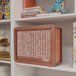 Hucha de madera ecológica, hucha hecha a mano para niños y adultos, hucha de madera, hucha rústica para uso en el hogar y la Oficina - Product Image 6